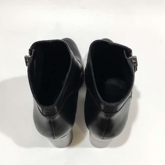 UGG Dolores Heeled Ankle Boots -Black Leather -US 11 -NEW - Picture 6 of 9